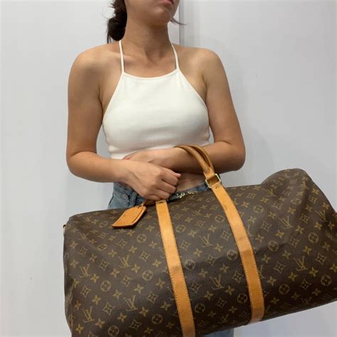 lv+旅行袋+55cm的價格推薦 .